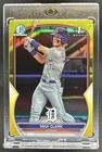 2023 Bowman Draft Max Clark Chrome Yellow Refractor 1st Prospect #/75 Tigers