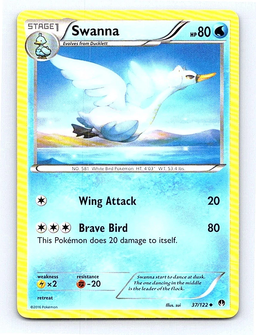 swanna pokemon card value Swanna Pokémon TCG Cards for sale