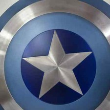 24 Inch Metal Captain America Shield - Stealth Shield Replica The Winter Soldier