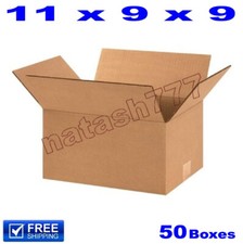 50 - 11x9x9 Cardboard Boxes Mailing Packing Shipping Moving Corrugated Carton