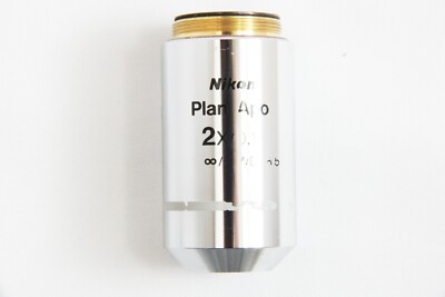 Nikon Plan Apo 2x / 0.1 inf/- WD 8.5 CFI Microscope Objective Lens #4984