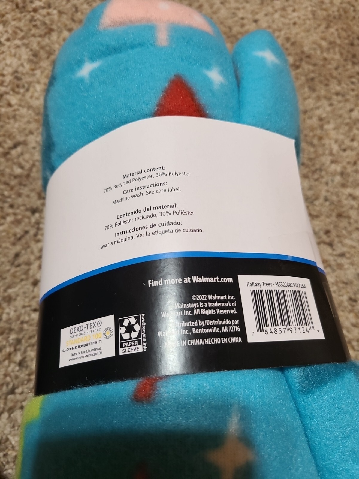 Mainstays Christmas Themed Fleece Throw eBay