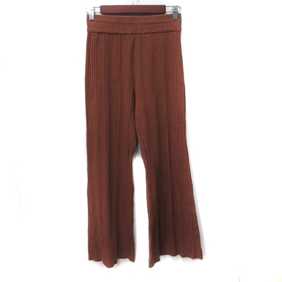 Sense of Place by Urban Research Wide Pants Knit F Brown YI Sense of Place by Urban Research Wide Pants Knit F Brown YI