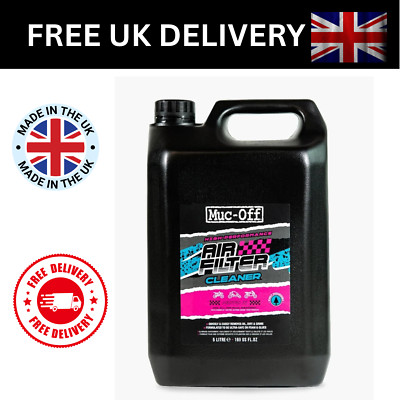Muc-Off Luftfilterreiniger, 5 Liter - Motorradreiniger und Entfetter für Schaum
