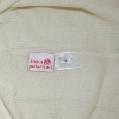 Pull léger marron neuf avec cachemire taille L Lucien Pellat-Finet (sm