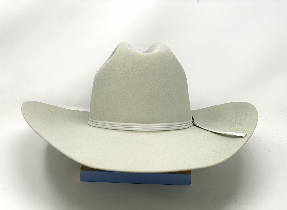 RESISTOL LEGEND 6X SILVERBELLY FUR FELT COWBOY HAT | eBay display picture 1