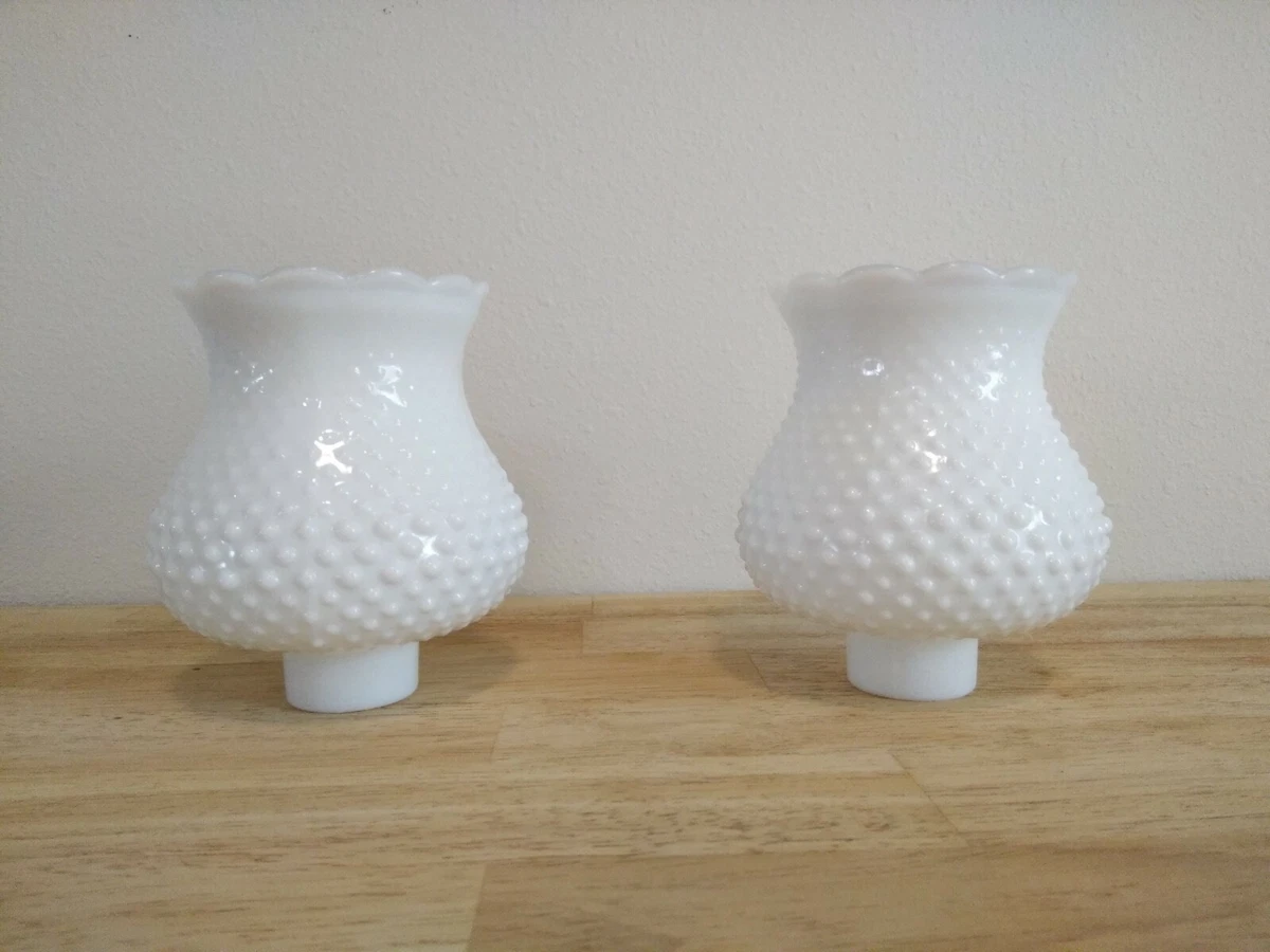 Hobnail milk glass lamp globe deals
