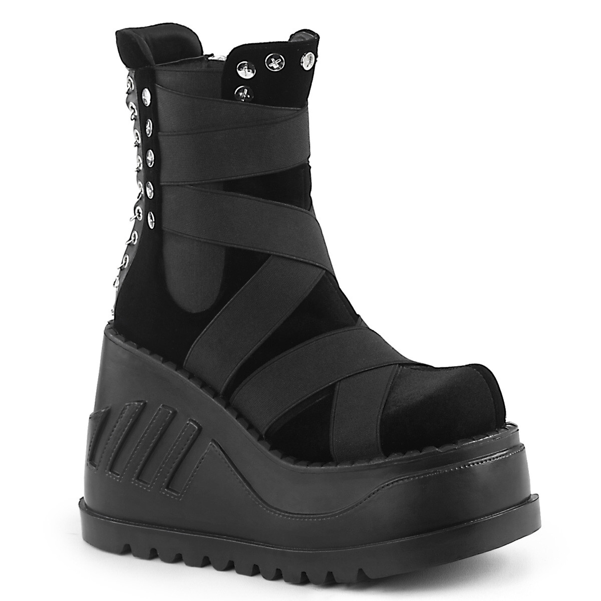 Botas Demonia Neptune-200 Mujer - Negro