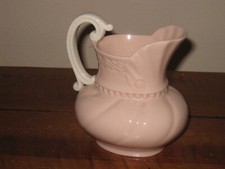 Vintage Lenox Colonial Pink Collection Pitcher Made in USA Green Stamp