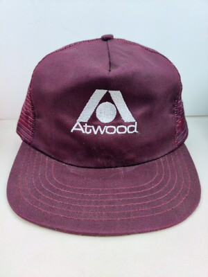 #ad Vtg USA MADE Atwood Trucker Hat Snapback Cap Vintage $17.00