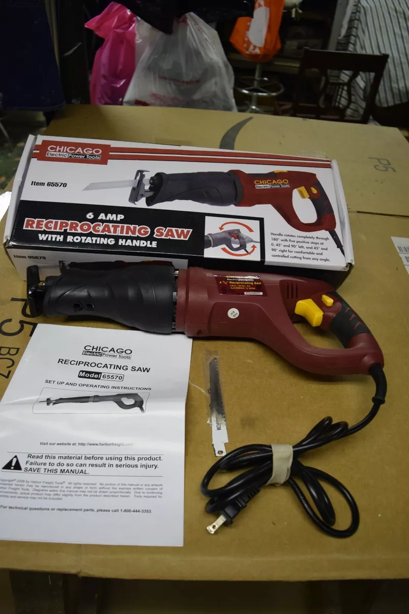 Chicago 6 amp reciprocating saw online