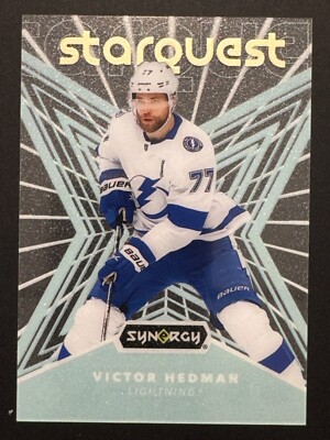 2024-25 UD Synergy Victor Hedman Starquest #SQ-13 Tampa Bay Lightning