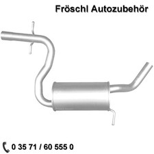 für Vw Golf V Plus 1,4 TSI 140Ps 170PS Mitteltopf Auspuff Auspuffanlage k*