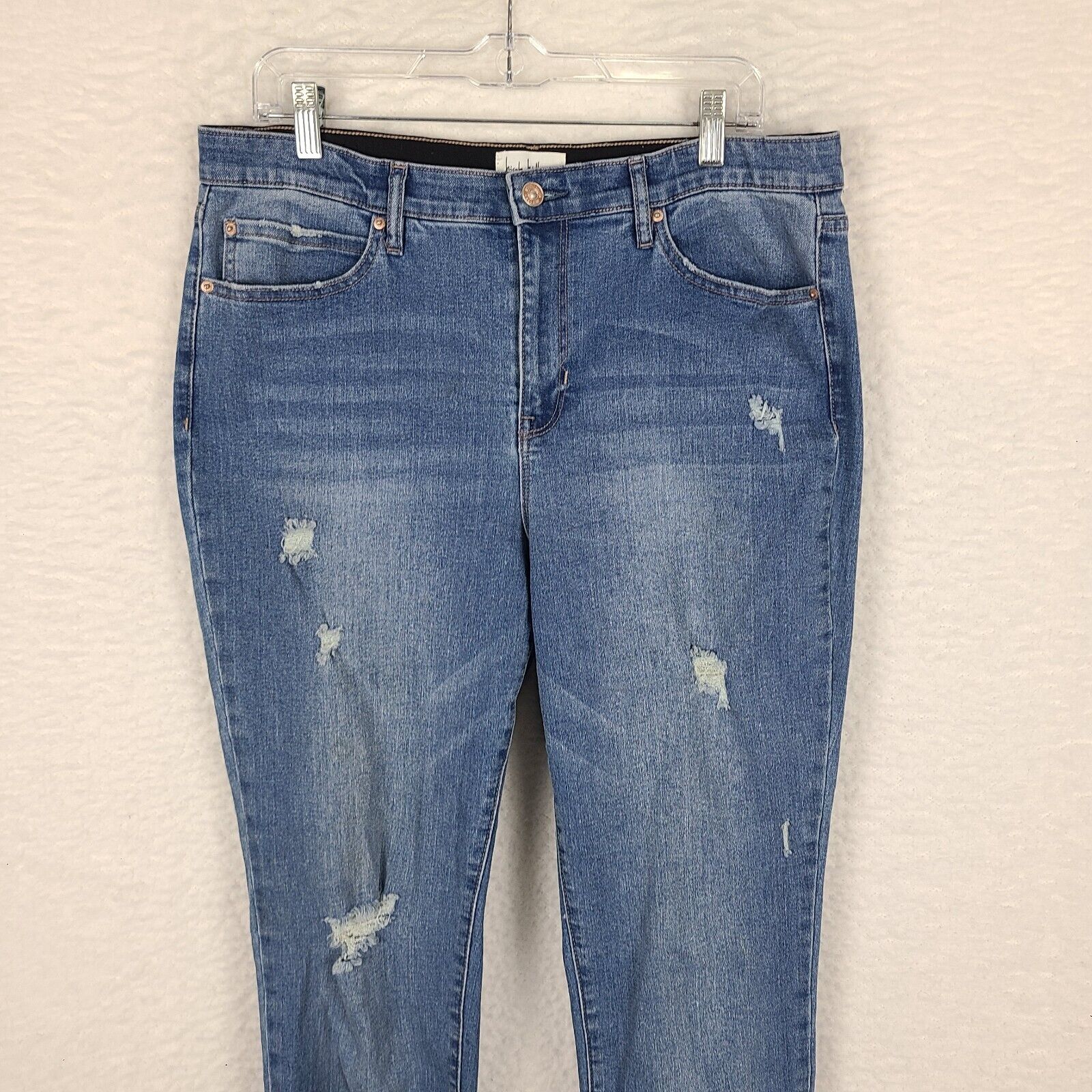 Nicole Miller Jeans Womens 14 SOHO High Rise Skin… - image 2