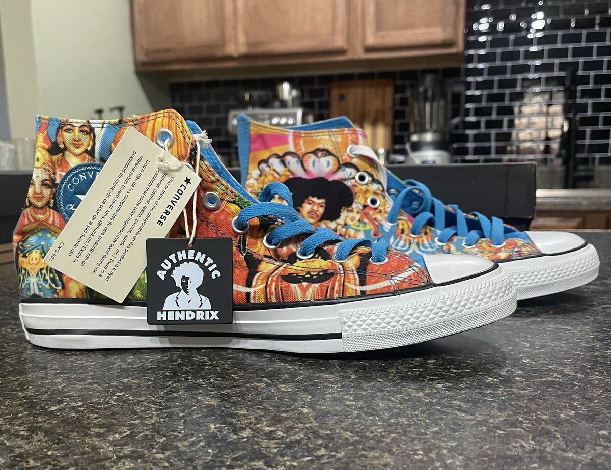 Converse Chuck Taylor All Star Jimi Hendrix Dead Stock Size 11 | eBay