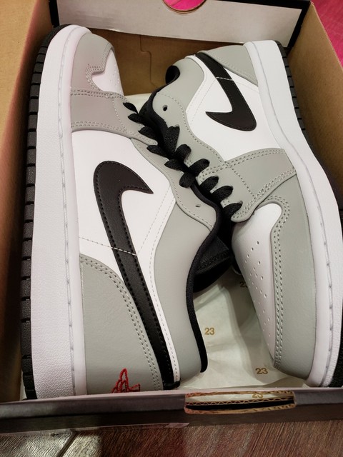 Nike Air Jordan 1 Low SE (Light Smoke Grey/ White/ Gym Red) Men U | Kixify Marketplace
