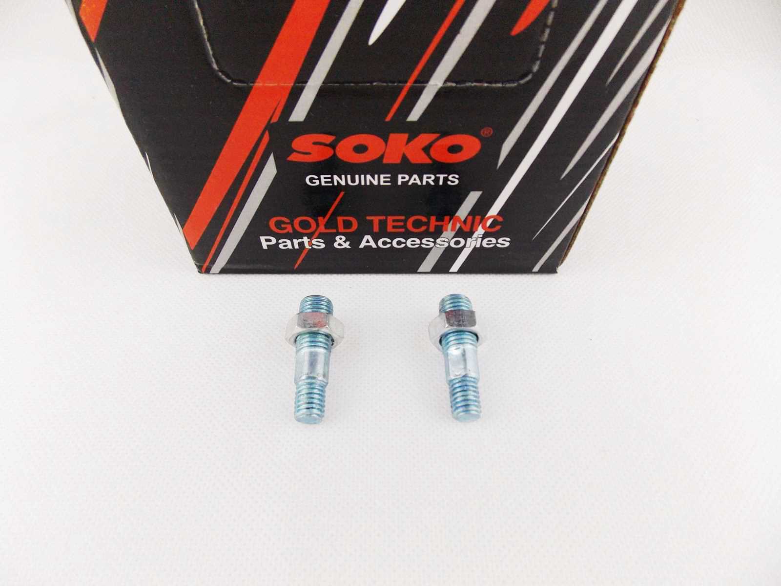 SOKO Black Oval Rear View Mirrors For Honda CBF250 2004–2014 – J300701-H46 2 thumbnail image