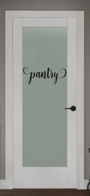Pantry Letrero Pantry Vinyl wall decal Pantry Sign Pantry Door Decal Kitchen Lettering ...
