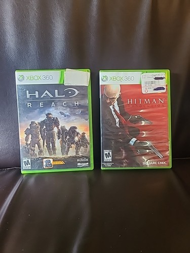 Lot Of Two (2) XBOX360 Games. Halo Reach & Hitman Absolution - Picture 2 of 6