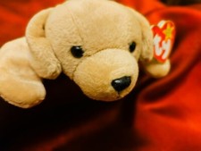 TY Beanie Baby - "FETCH the Dog" 8.5" Pristine Condition