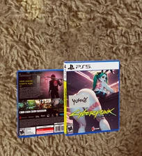 Cyberpunk 2077 Ultimate Edition Rebecca PS5  CUSTOM COVER ART & CASE - NO GAME