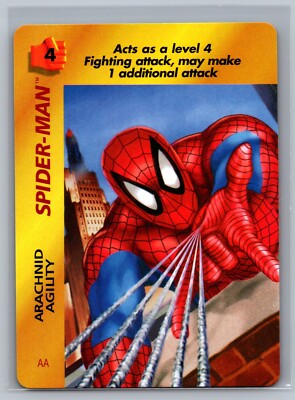 1995 Marvel Overpower CCG Spider-Man Arachnid Agility Card TCG | eBay
