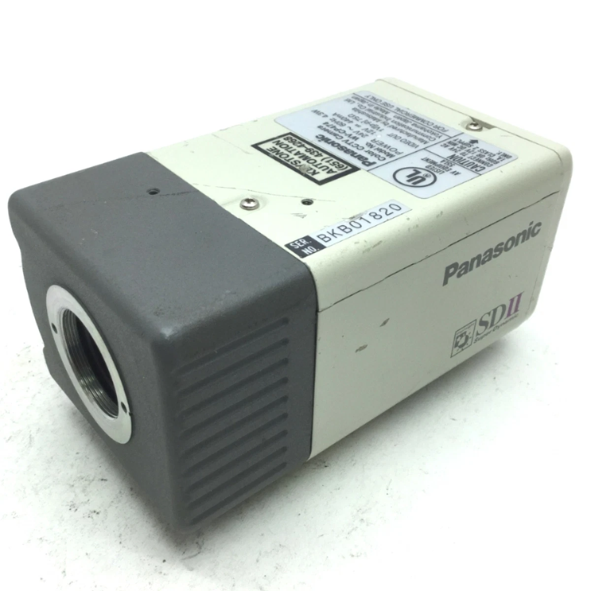 Panasonic WV CP474 Digital Color CCTV Camera 120VAC 4.3W Output Video 1Vp p
