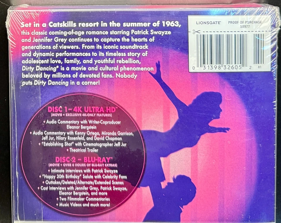 DIRTY DANCING (1987) BEST BUY 4K UHD BLURAY STEELBOOK SEALED READ DESCRIPTION! - Image 4 of 4