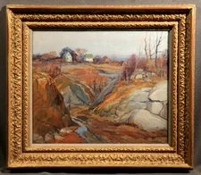 Signed Oil Painting Landscape, "attributed to" Edward Willis Redfield (American)