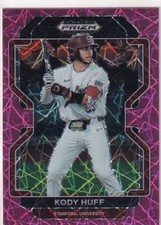 2022 PRIZMS BLACK RC KODY HUFF COLORADO ROCKIES PRIZM ROOKIE BASEBALL #-196