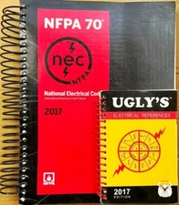 NFPA NEC 70 National Electrical Code 2017 Edition Spiral & Ugly Electrical