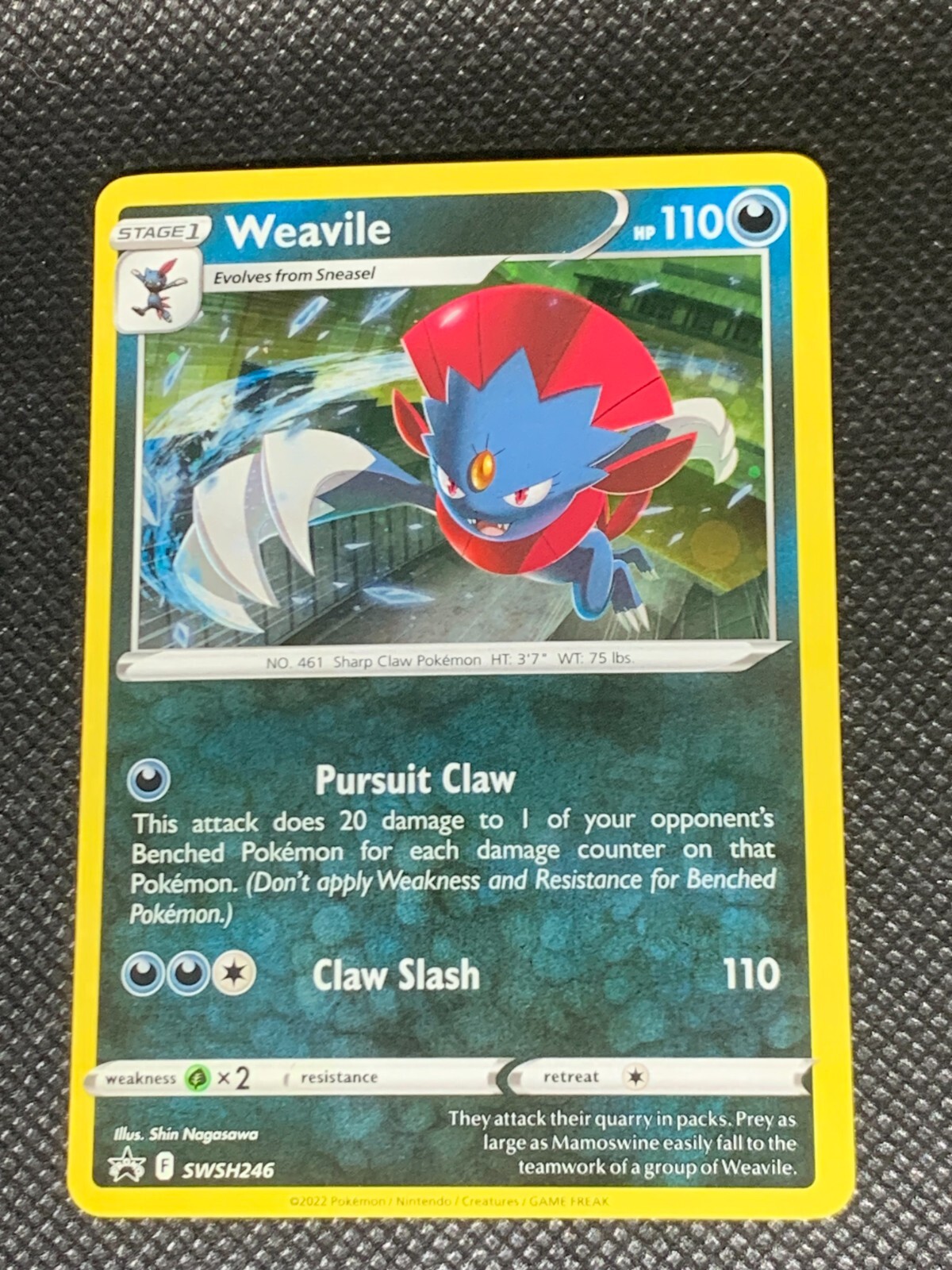 Weavile SWSH246 Cosmos Holo - SWSH Promo Pokemon Card - NM