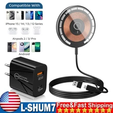 35W Mag-Safe Magnetic Charger Wireless Charging Pad For iPhone 16 15 14 Pro Max