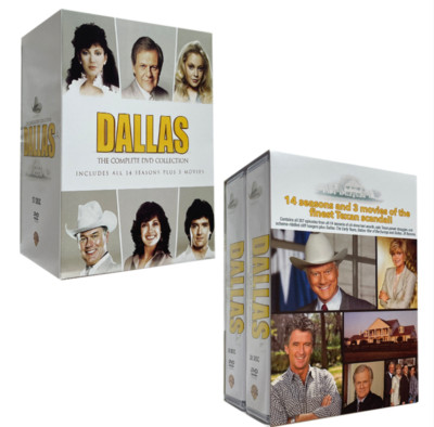Dallas: The Complete Series Seasons (1-14+3 movies DVD) Brand New Region 1