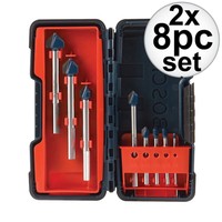 2x 8pc Glass & Tile Bit Set Bosch Tools Gt3000 on sale 2x 8pc Glass & Tile Bit Set Bosch Tools Gt3000 on sale