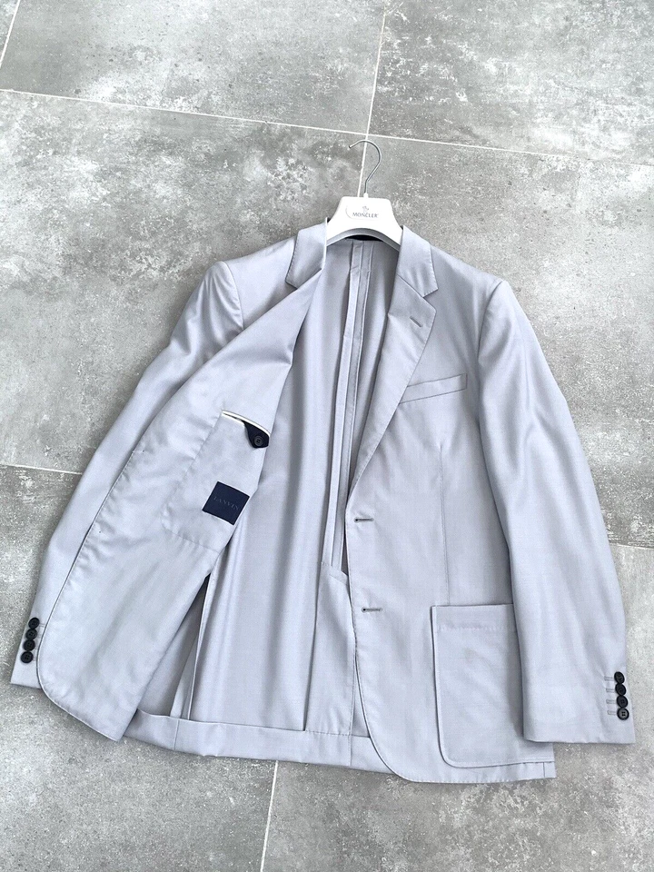 Men's LANVIN Lightweight Summer Unlined Sport Blazer Coat SZ EU 50 UK 40 M - L — 第 2/4 张图片