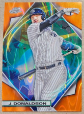2022 Topps Cosmic Chrome Orange Galactic Refractors #59 Josh Donaldson (18/25)