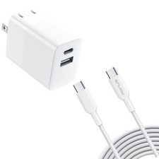 38W PD HOME CHARGER FAST TYPE-C 6FT LONG CABLE USB-C POWER CORD WALL for TABLETS