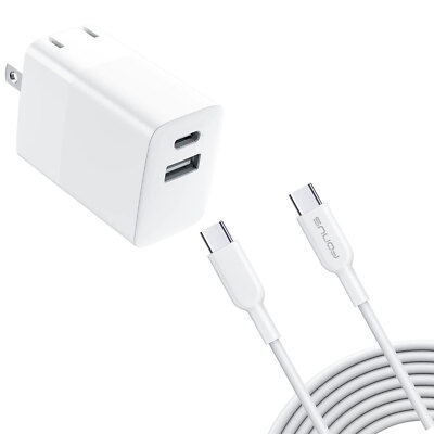 38W PD HOME CHARGER FAST TYPE-C 6FT LONG CABLE USB-C POWER CORD WALL for TABLETS