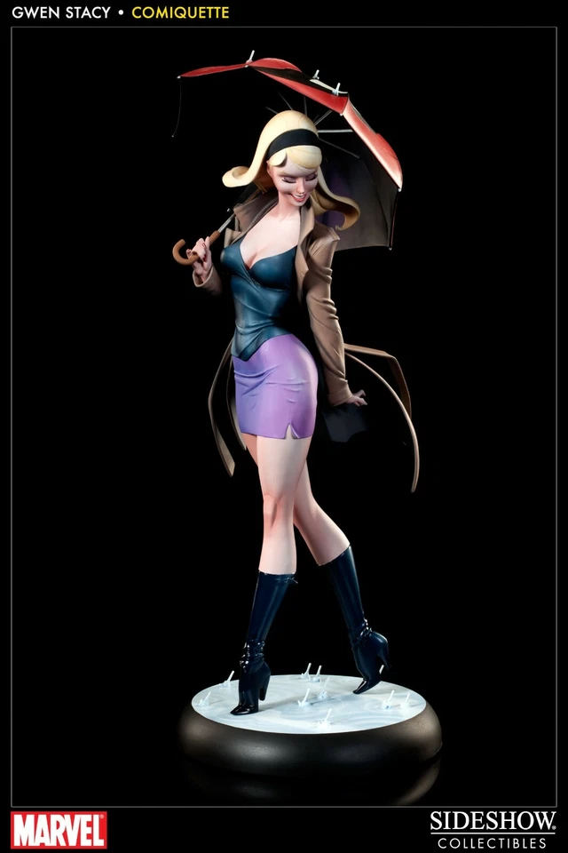 Comiqueta G3D DEFECTUOSA Sideshow Collectibles J Scott Campbell Gwen Stacy Foto 4 de 4