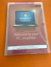 Microsoft Windows 7 Professional 32 bit  Full English DVD open box never used.