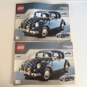 Lego Volkswagen Beetle 10187 Car 100% Complete Set Box Instructions 2008 Rare