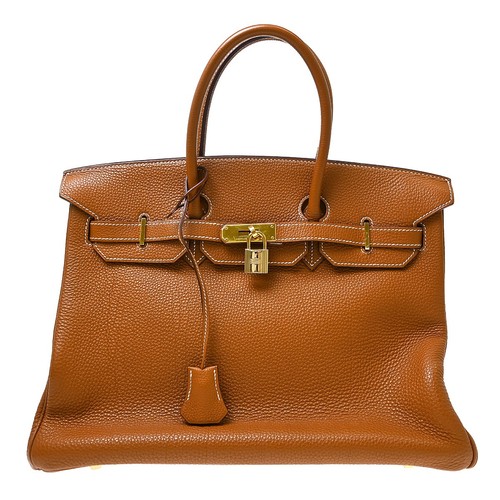 Best07 Hermes Gold Togo Birkin 35 Handbag 4E□J KQ01601