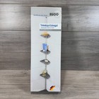 Ruco 4 Tier Non Rust Bathroom Telescopic Corner Shelf Storage Shower Organiser