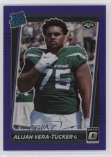 2021 Panini Donruss Optic Rated Rookie Purple Prizm 36/50 Alijah Vera-Tucker 0q3