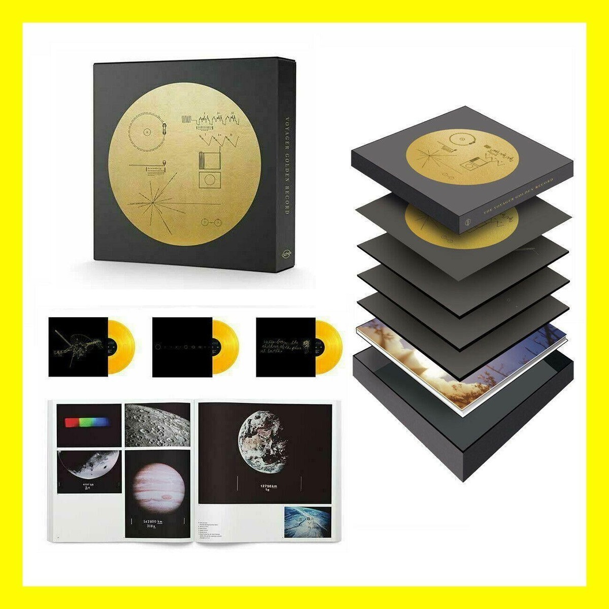 その他 THE VOYAGER GOLDEN RECORD (3LP BOX SET) Golden Record The Voyager (3 x LP Vinyl, 2018) for sale