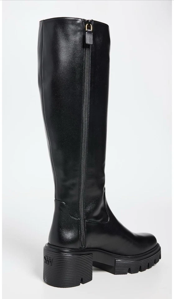 Botas hasta la rodilla Stuart Weitzman Soho para mujer, negras, 7,5 medianas EE. UU. Foto 4 de 4