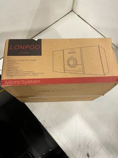 Lonpoo LP 886 Compact Stereo System Bluetooth Used