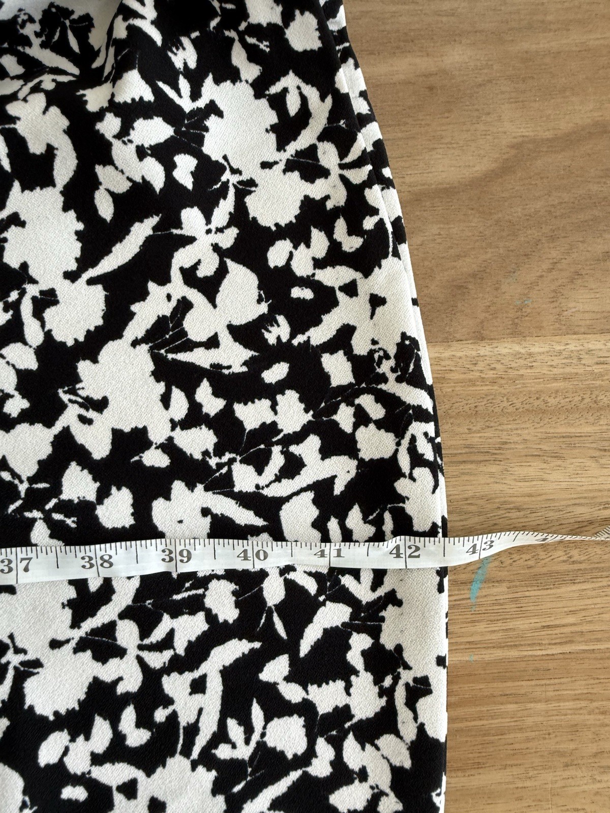 Calvin Klein Black & Cream Floral Sleeveless A-Line Knee Length Dress Size 4 NWT thumbnail 13