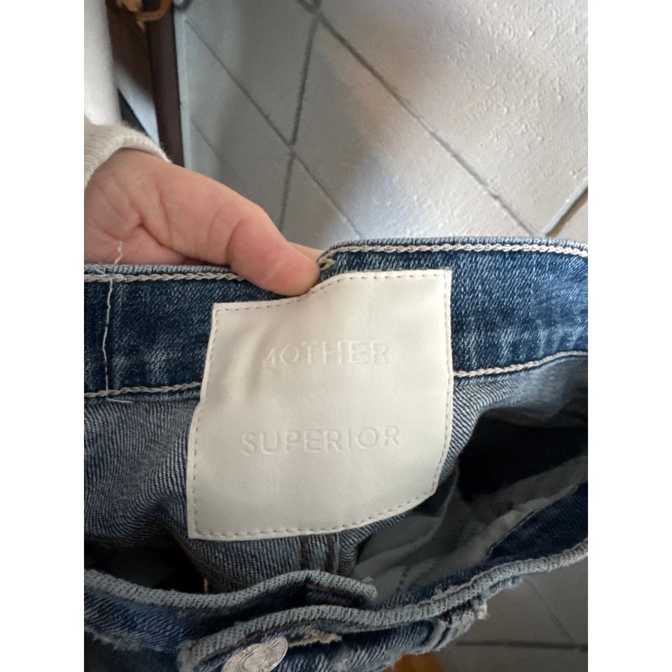 Women's MOTHER Superior The Tomcat Seriously, Truce Straight Leg Jeans size 24 - Image 4 of 4